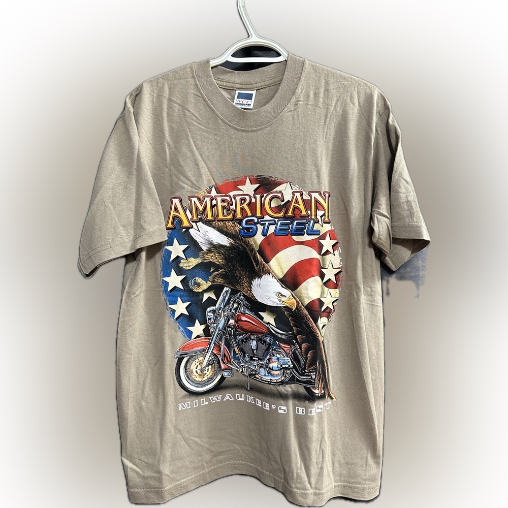 Vintage 2004 Sturgis  Black Hills 64th Annual Tan  Graphic T-Shirt. Never worn.